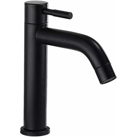 Matte Black Stainless Steel Bathroom Faucet