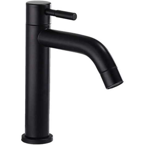 Matte Black Stainless Steel Bathroom Faucet