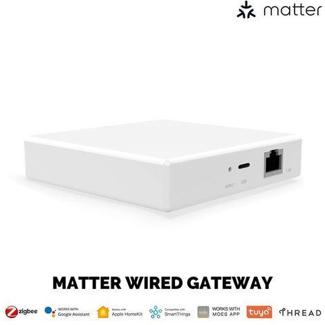 Matter Gateway ZigBee Hub Thread Compatibile Con Alexa Google Apple Homekit Smartthings Tuya