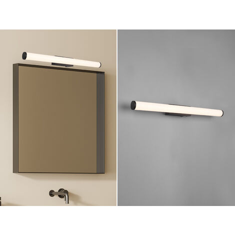 Mattio Badezimmerspiegel Wandleuchte Led 6,5W IP44 Schwarz Trio Beleuchtung