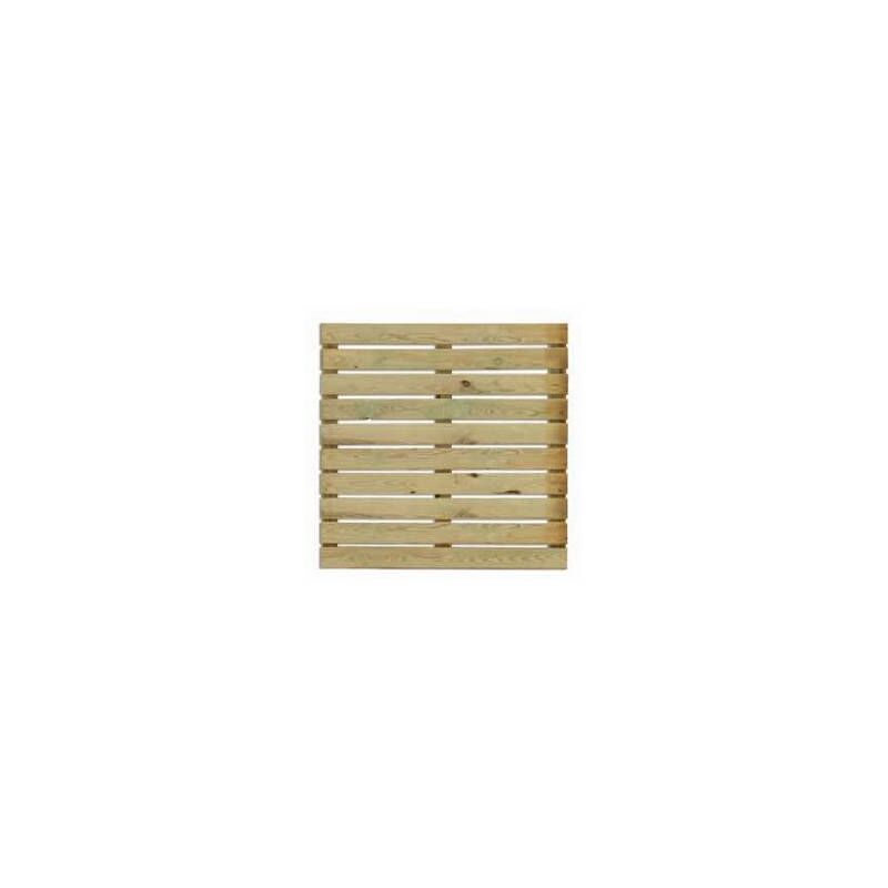 Image of Thegoodgarden - Mattonella da esterno in legno 100x100 cm kiwi per Terrazzo e Giardino