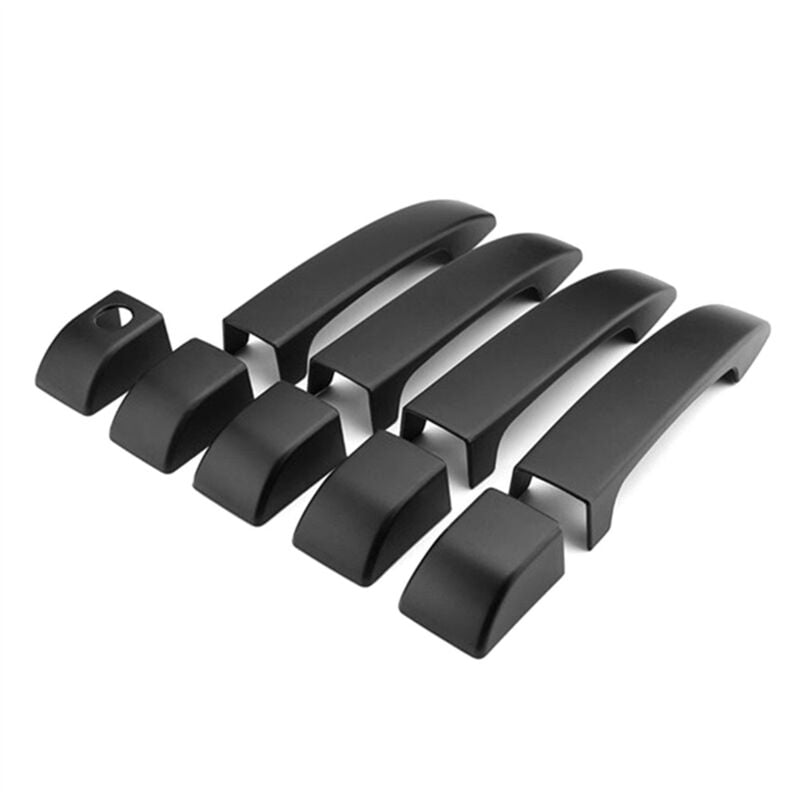 Image of Mattschwarze AutotüRgriffabdeckungen AußEntüRgriffverkleidung für Range L322 2002-2012