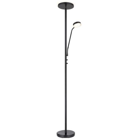 Mattschwarze Teo-Stehlampe