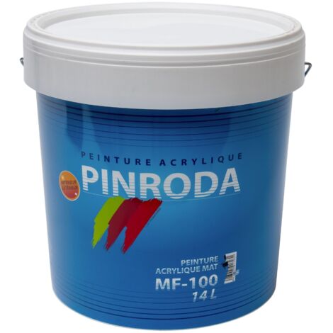 Mattweiße Acrylfarbe MF-100  14l  Jafep