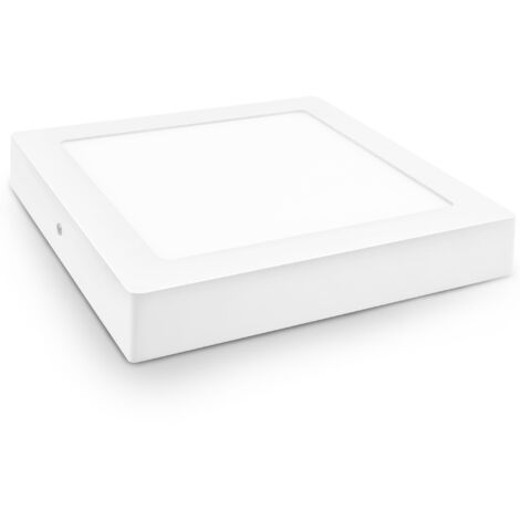 Mattweißes LED-Downlight mit quadratischer Oberfläche, 18 W, neutral