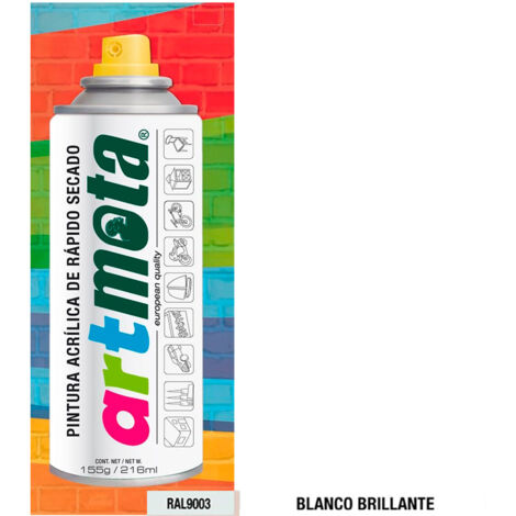 Mattweißes Spray RAL9003, 216ml  Mota Werkzeuge 39903