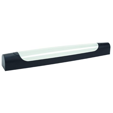 MAUD SYM 00 Réglette IP44 IK07 Vol.2 LED intég. 6,3W 2700K 600lm noire ARIC 53087