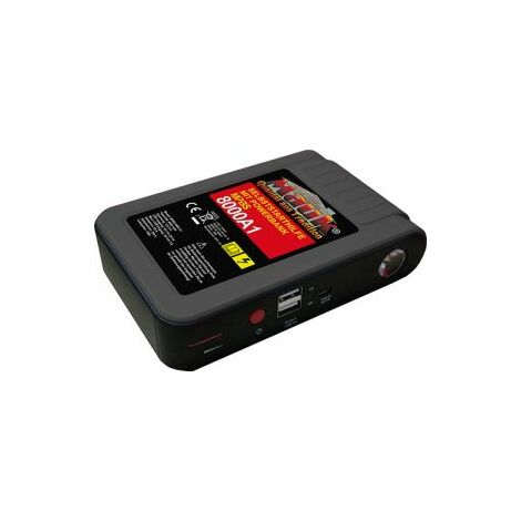 Kraftmax QC3000 Jumpstarter mit Powerbank- und Taschenlampenfunktion