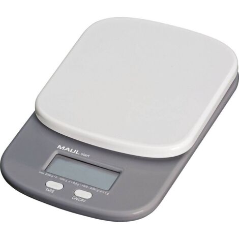 Maul 1623082 Bilancia per lettere Portata max. 2000 g Risoluzione 0.5 g, 1 g a batteria Grigio (opaco)