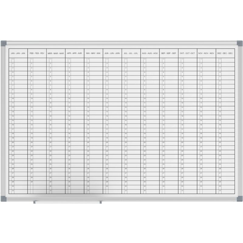 Maul - Tableau planning standard, planning annuel, 12 mois Maul - Tableau planning standard, planning annuel, 12 mois