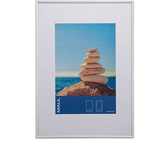 Cornice Per Collage Malden – Portafoto Multiplo 9 Foto 10x15 Cm, Design Bianco Moderno, Da Parete, Vetro Incluso