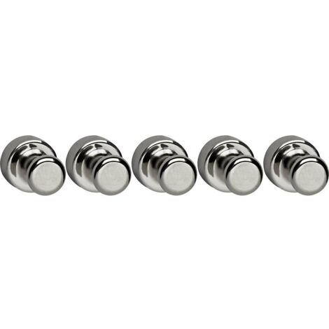 Maul 6168696 Magnete in neodimio argento 12mm x 16mm