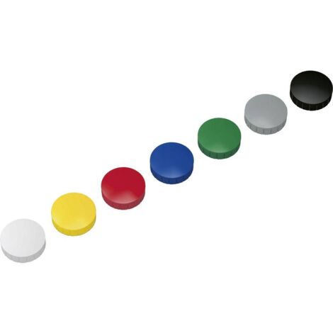 Maul Aimant MAULsolid (Ø x H) 38 mm x 15.5 mm rond jaune, rouge, bleu, blanc, vert, gris, noir 10 pc(s) 6163999