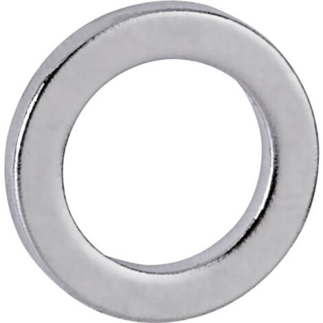Maul Aimant Néodyme (Ø x H) 12 mm x 1.5 mm anneau argent 10 pc(s) 6168396