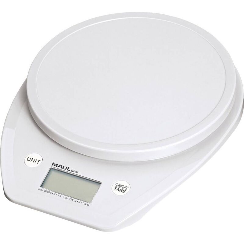 Maul - 1646002 Bilancia per lettere Portata max. 5000 g Risoluzione 1 g a batteria Bianco