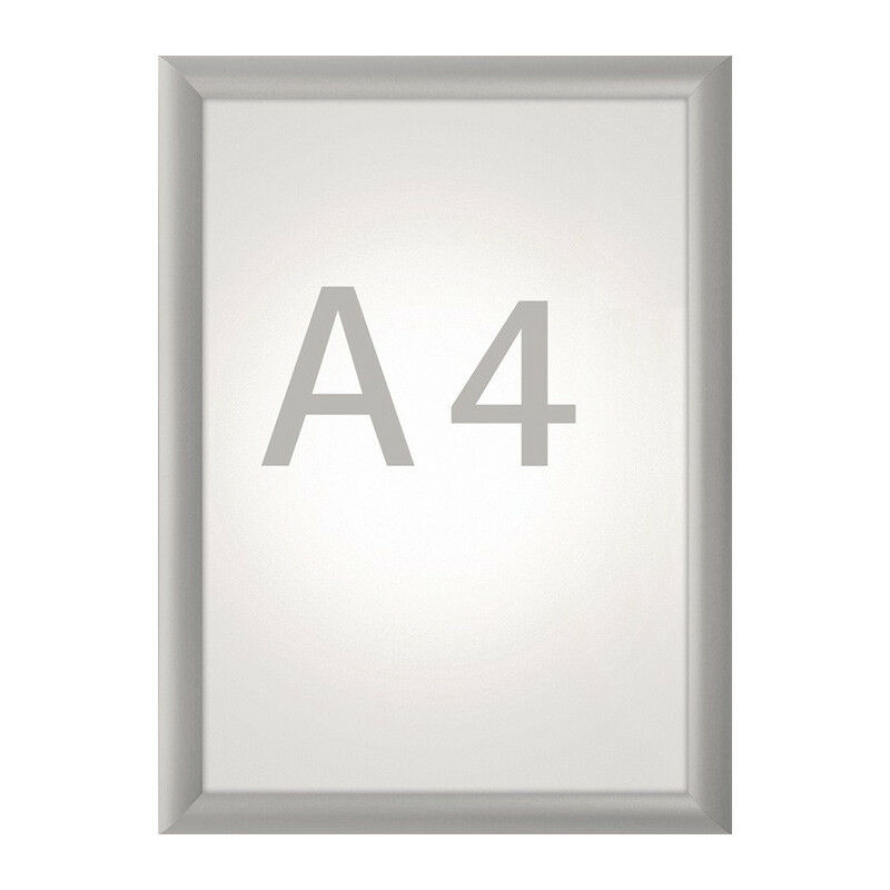 Poster pieghevole formato DIN A4 in alluminio