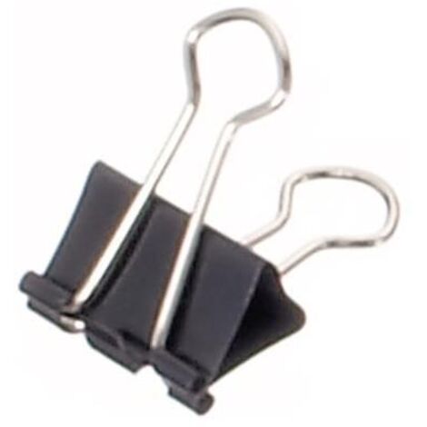 MAUL Foldbackklemmer MAUL mauly® 19mm 7mm Federstahl schwarz 12 St./Pack.