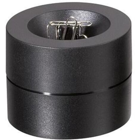 MAUL Klammernspender MAUL MAULpro 7,3 x 6 cm (D. x H) mit Klammer Kunststoff schwarz