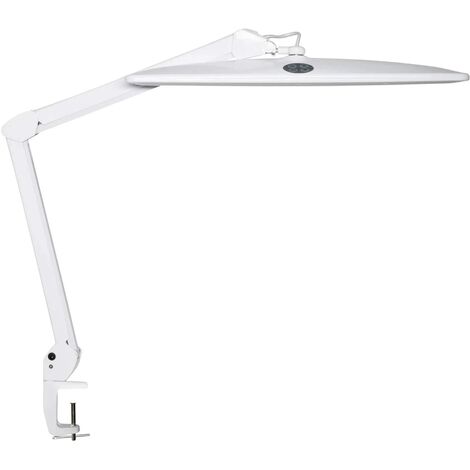 Maul Work 8205202 Lampada da scrivania a LED con morsetto 21 W Bianco luce  del giorno Bianco