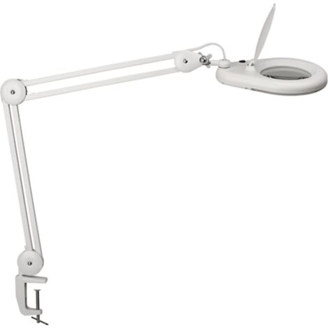 maul LED Lupenleuchte Viso lámpara de escritorio blanca