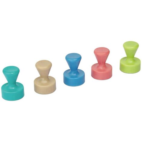 Maul Magnete 6168499 (Ø x A) 12 mm x 16 mm cono Rose, Atlantic Blue, Turchese, Lime, Sahara 10 pz. 6168499