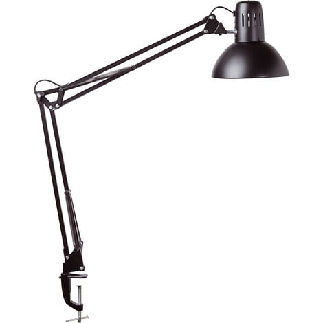 Maul MAULstudy 8230590 Klemmleuchte Energiesparlampe E27 60 W Schwarz