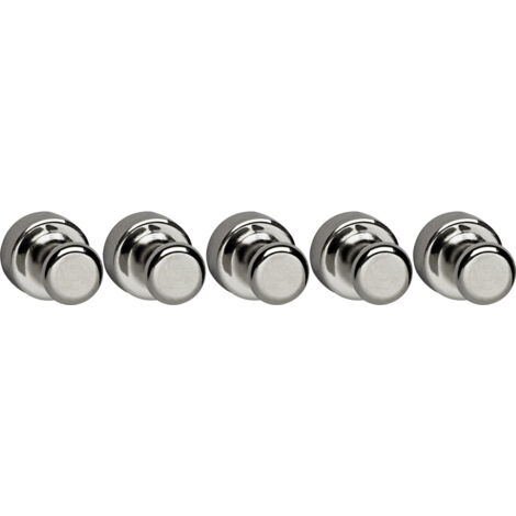 Maul Neodym Magnet  (Ø x H) 12 mm x 16 mm Kegel Silber 5 St. 6168696