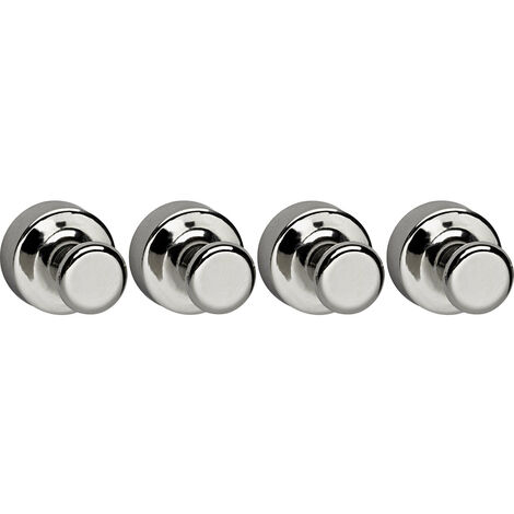 Maul Neodym Magnet  (Ø x H) 15 mm x 20 mm Kegel Silber 4 St. 6168796