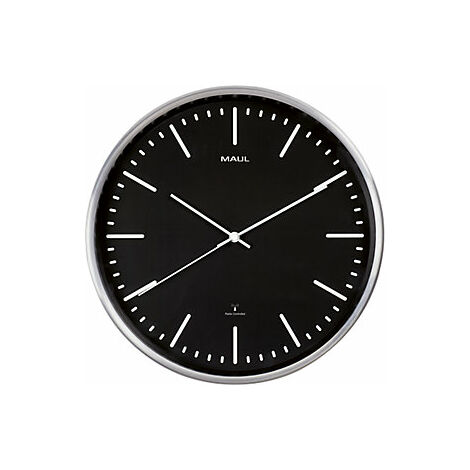 MAUL  Orologio da parete MAULfly  alluminio spazzolato  Ø 305
