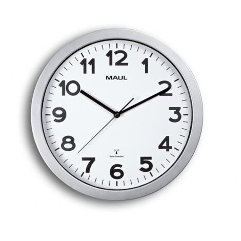 MAUL  Orologio da parete MAULstep  plastica  radiocontrollato