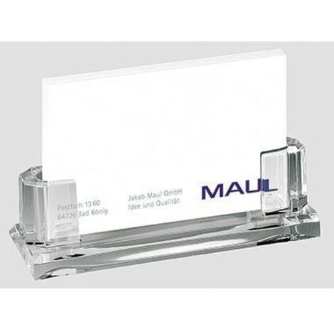 Maul Visitenkartenhalter transparent 110 x 44 mm