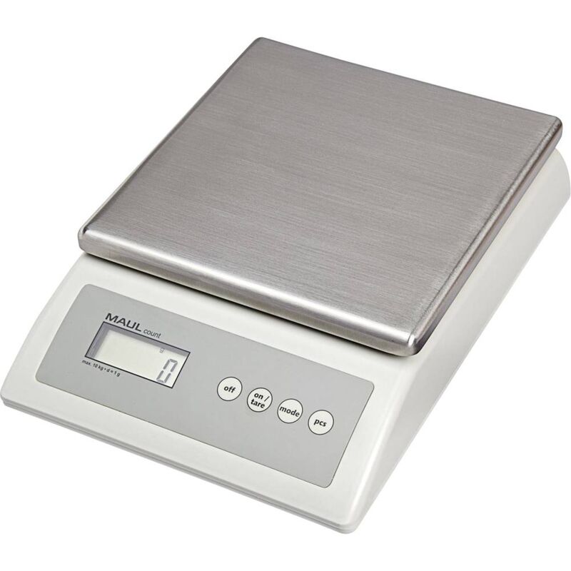 Maul - Zählwaage count, 10 kg Bilancia contapezzi Portata max. 10000 g Risoluzione 1 g a batteria, rete elettrica Gri