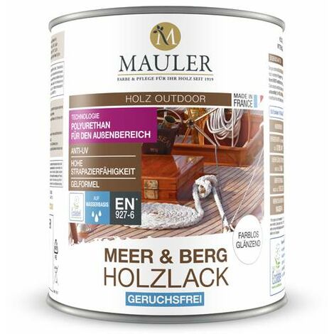 Mauler Meer & Berg Holzlack Farblos Glänzend 0,5 L