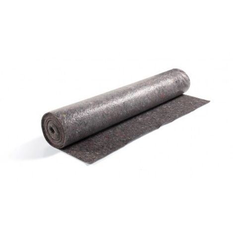 Maurer 12060002 Feltro multiuso per pavimento, assorbente, antiscivolo, 25 x 1 m, 180-210 gr/m2