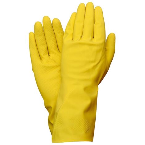 MAURER 15031125 Latex-Handschuhe 100% Basic Household M, Multicolour