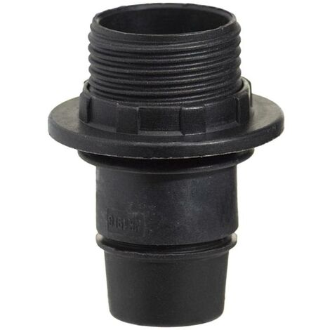 Maurer 19110125 - Portalamparas 4 A. E-14 Con Rosca + Arandela Negro