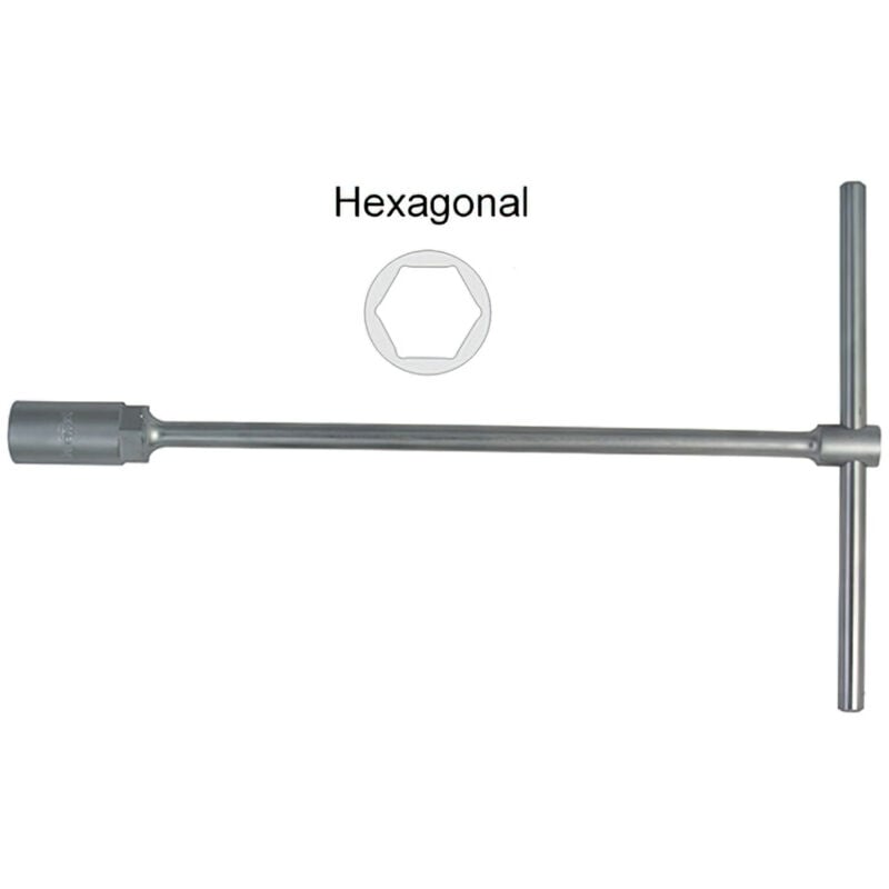 Clé mâle Maurer poignée en t 13 mm.