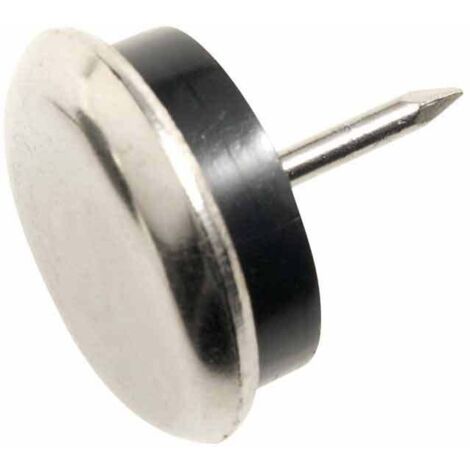MAURER 5130150 scorrevole metallo gomma chiaro Ø25, in Blister, confezione da 8 pezzi