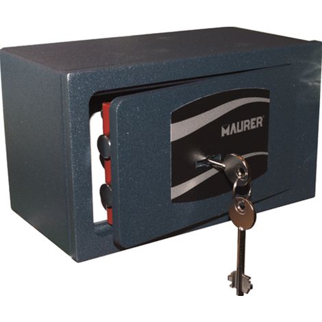MAURER 640 Sicuro con due chiavi, 22 x 12,5 x 11,5 cm