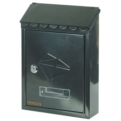 Cassetta Postale Condominiale Depot 6 - 6 Alloggi, Acciaio, Serrature Cilindro, 824x385x140mm, Argento/nero