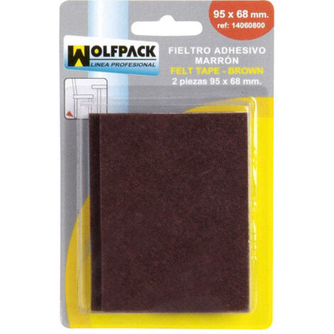 Maurer brown felt adhesive 10x10 f100212100