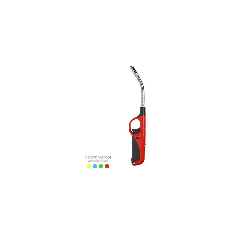 

Encendedor / mechero gas antiviento llama tipo soplete 285 mm.