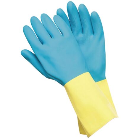 MAURER guantes neopreno / latex bicolor talla xl doméstico (par)