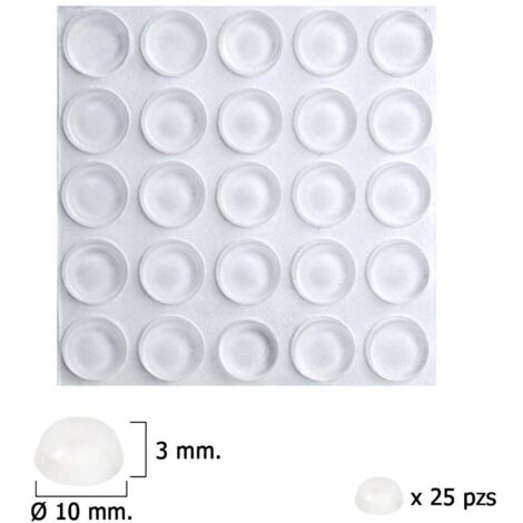 MAURER lagrimas silicona grandes (blister 25 unidades) , Lagrimas / gotas silicona grandes - Medidas: diámetro x grosor: 10 x 3 mm.- Blister 25 piezas.- Realizado