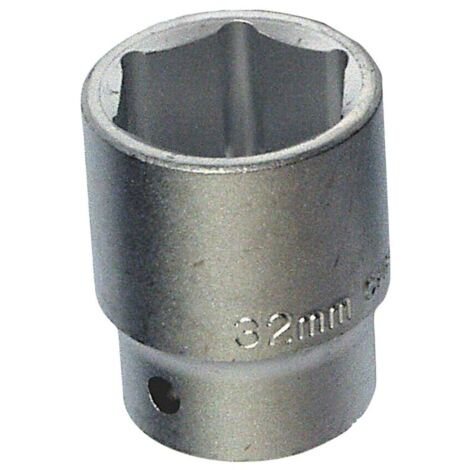 MAURER llave vaso maurer 3/4 hexagonal 24mm. , Llave vaso maurer 3/4 hexagonal - Aristas redondas.- Medida: 24 mm. - Longitud: 52 mm.