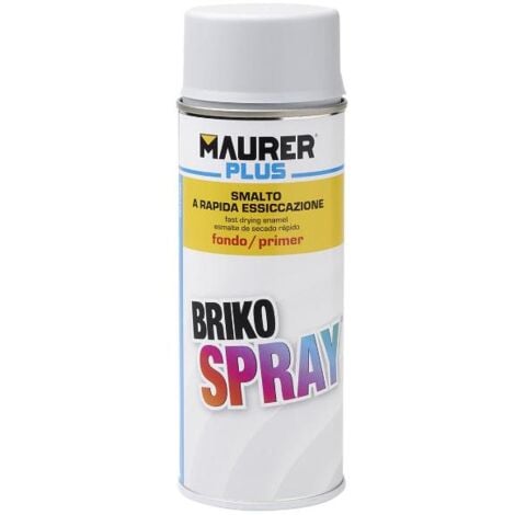 MAURER spray fondo fijador plasticos 400 ml. , Spray fondo fijador plasticos - Capacidad: 400 ml.- Fondo con una excelente adherencia sobre plásticos, madera y cerámica