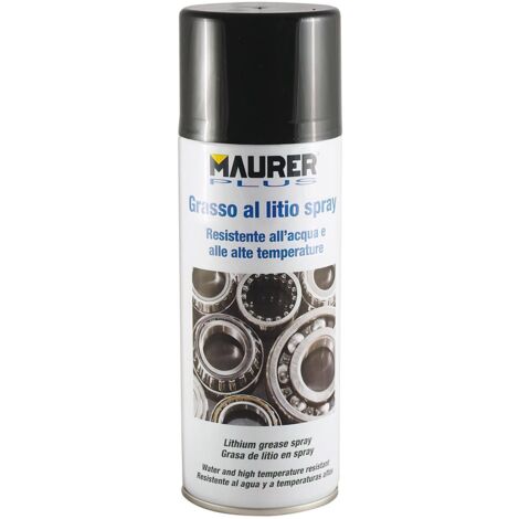 MAURER spray grasa de litio     400 ml. , Spray grasa de litio     400 ml.- El spray técnico multiuso hace que se consiga una óptima lubricación de engranajes , juntas, ejes,