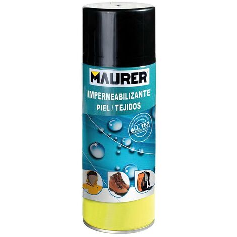 MAURER spray impermeabilizante piel y tejidos 400 ml. , Spray impermeabilizante piel tejido.- Spray para impermeabilizr calzado, tejidos, etc.- Recomendado para todo ti