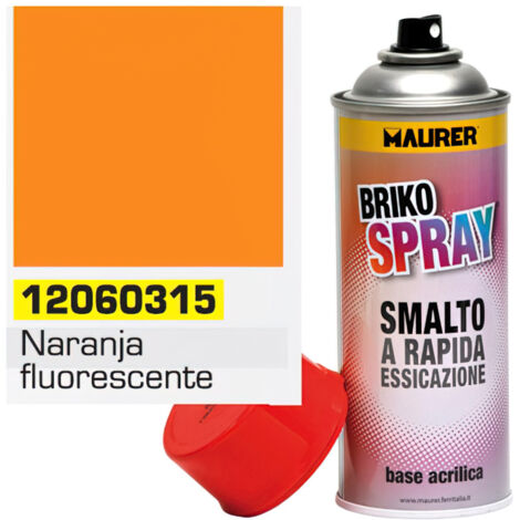 MAURER - Spray Pintura Naranja Fluorescente 400 ml.