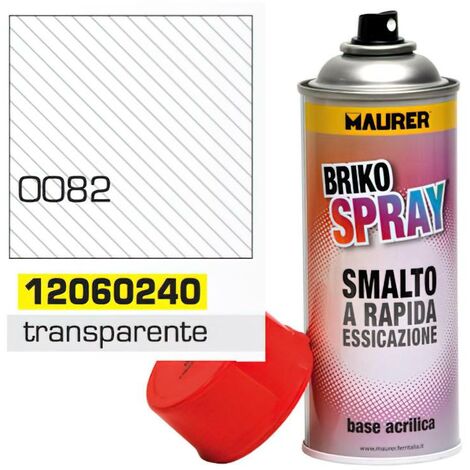 MAURER spray pintura transparente brillo 400 ml. , Spray transparente brillo. - Capacidad: 400 ml.- Esmalte acrílico de uso profesional.- Excelentes propiedades